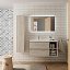 Mueble de baño Bequia Plus 2 cajones 2 huecos natural de Salgar